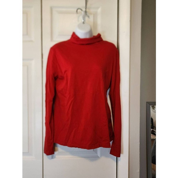 Christopher & Banks Sweaters - Christopher & Banks Red Turtle Neck